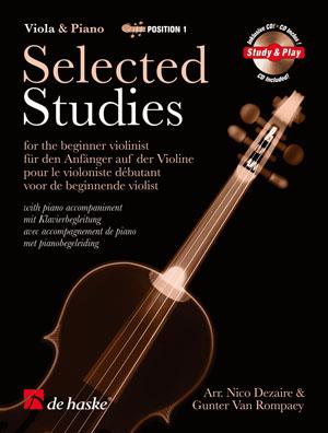 Selected Studies - For the beginner viola player with piano accompani - pro violu